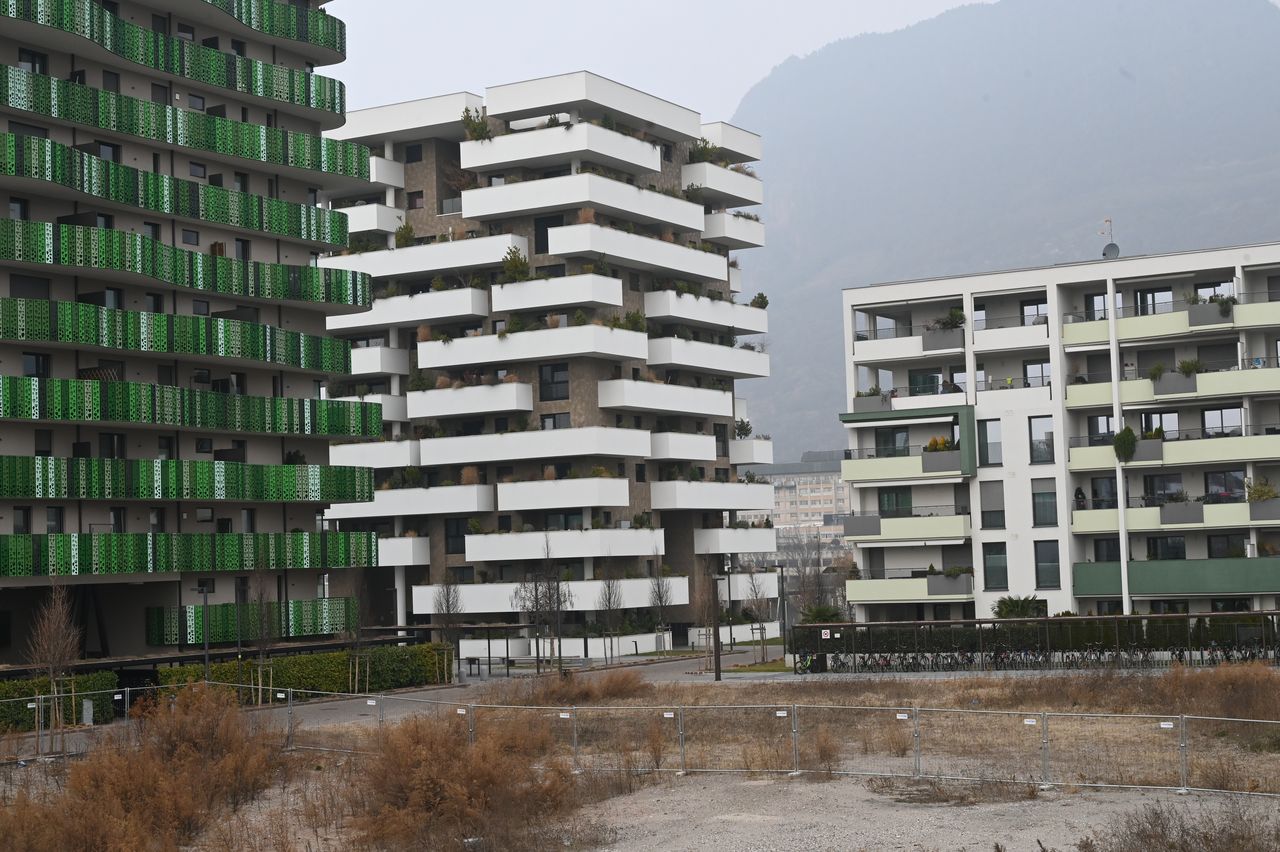 Condominio Zima a Bolzano con cappotto in EPS grafitato